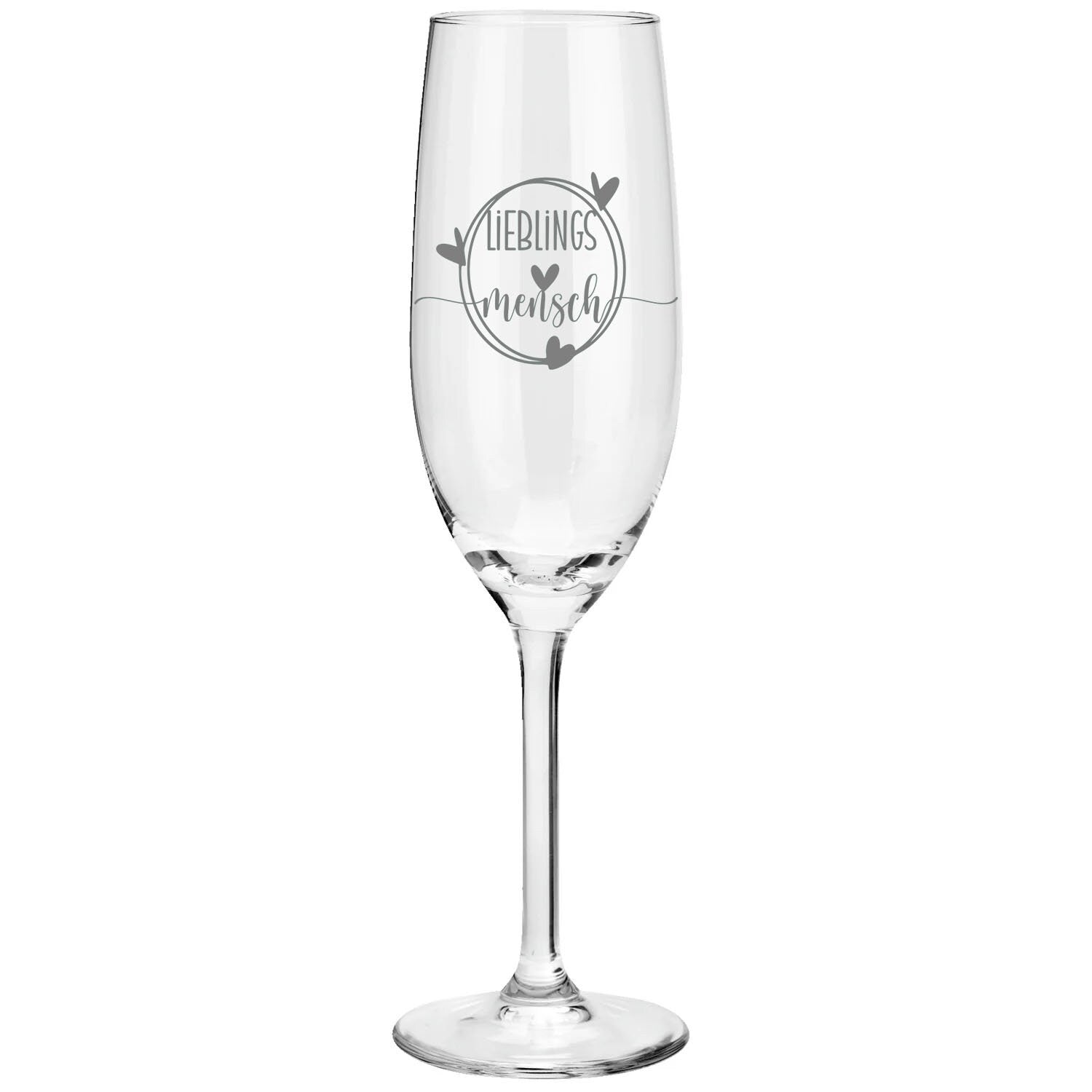 Personalisiertes Sektglas mit Monogramm - Das perfekte Geschenk für jeden Anlass! mit Gravur, Geschenk für beste Freundin, Frau, Mama uvm.