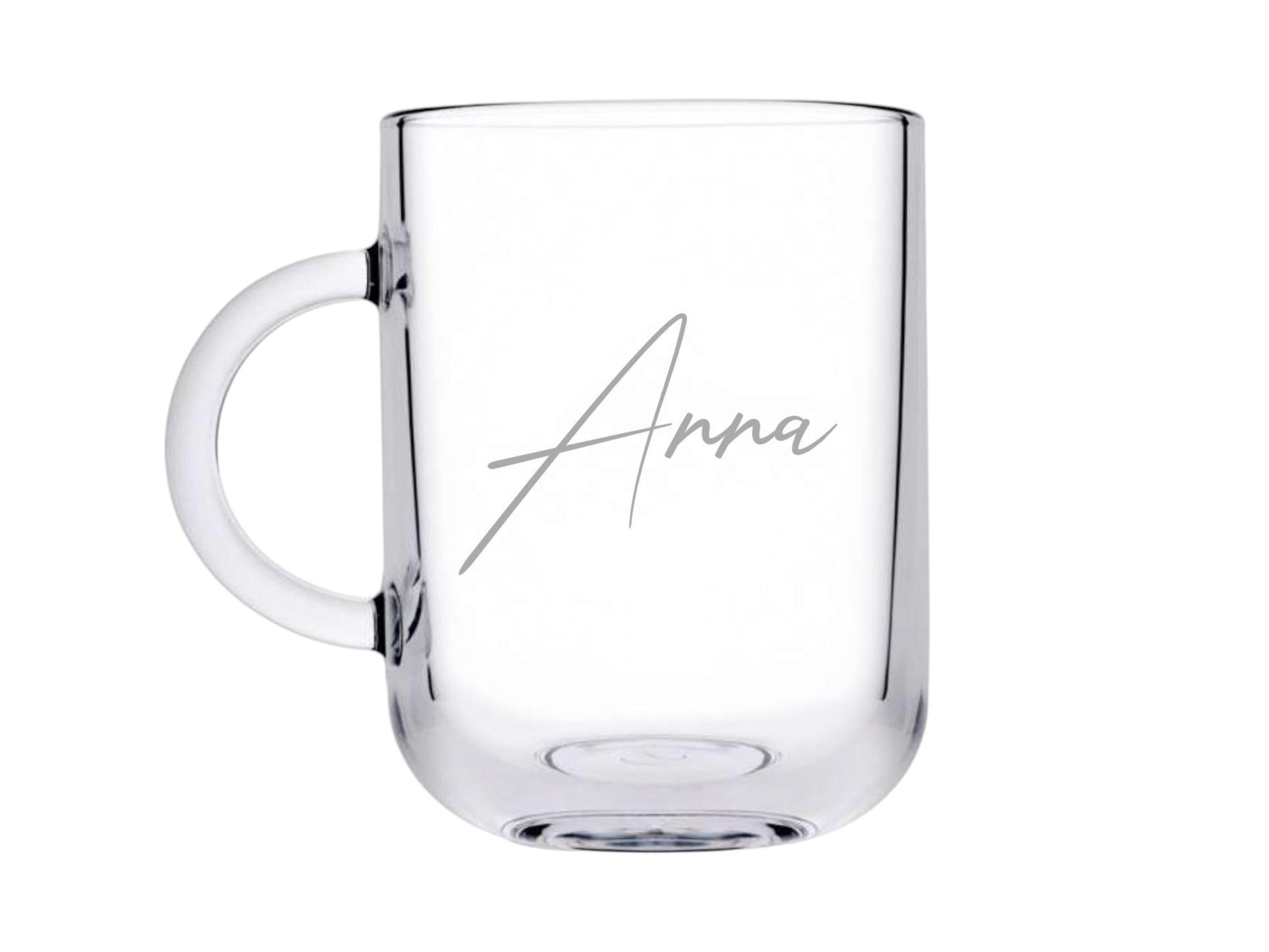 Teeglas mit Frau Linienart + Namen, Gravur Geschenk für Freundin, Teetrinkerin, modernes Teeglas, mod. Design, Geschenkidee personalisiert