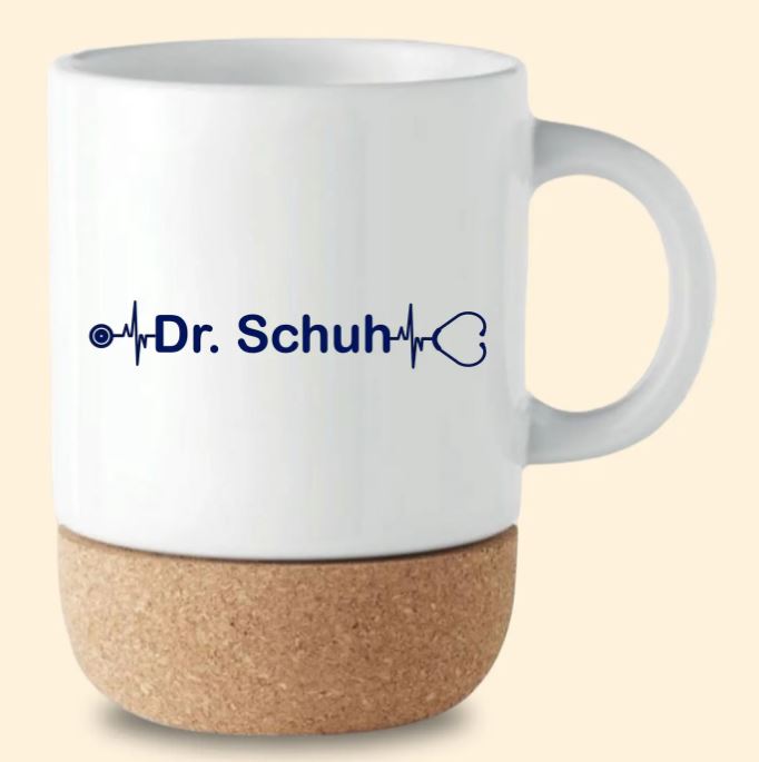 Tasse Beste Arzt Ärztin mit Namen personalisiert, Geschenk für Arzt oder Ärztin, Danke sagen, Kaffeebecher, Tasse, Keramiktasse, Art.-Nr.KT2